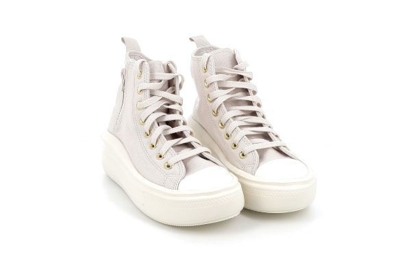 Παιδικό Μποτάκι για Κορίτσι Converse All Star Ctas Move Hi Χρώματος Μπεζ A20580C