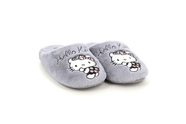 Γυναικεία Παντόφλα Parex Hello Kitty Χρώματος Γκρι 10134215.GR