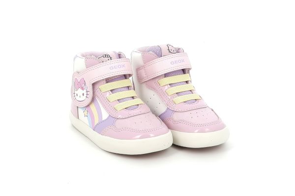 Παιδικό Μποτάκι για Κορίτσι Geox Hello Kitty Ανατομικό Χρώματος Ροζ B661MC 05402 C0406