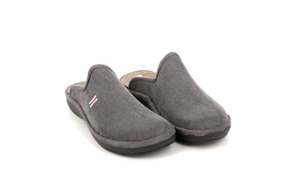 Ανδρική Παντόφλα Adam's Xρώματος  Γκρι 754-26505-18.2