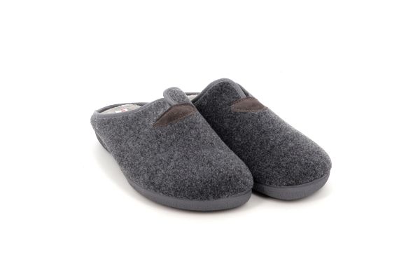 Ανδρική Παντόφλα Adam's Xρώματος Γκρί 624-26650-19.3