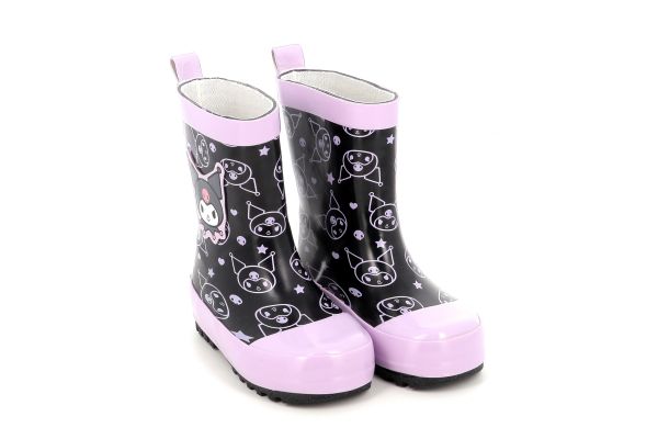 Παιδική Γαλότσα για Κορίτσι Disney Hello Kitty Χρώματος Μαύρο HK009450
