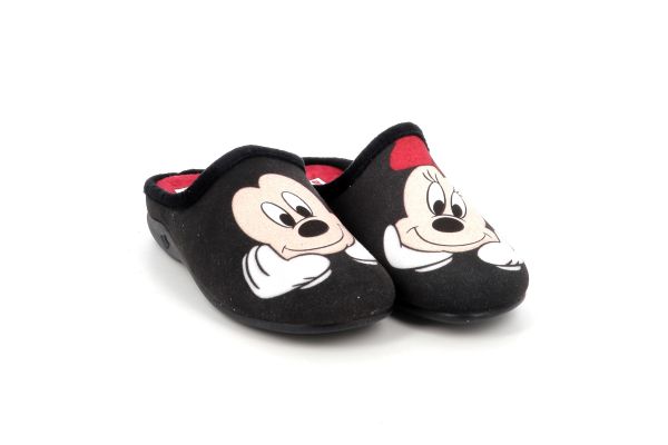 Γυναικεία Παντόφλα Adam's Minnie Χρώματος Μαύρο 701-26504-25.1