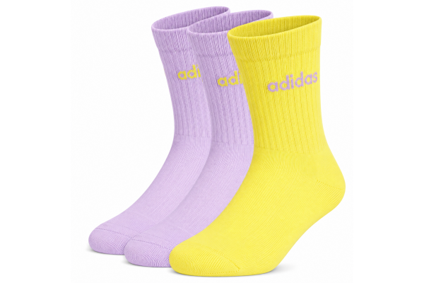 Παιδικές Κάλτσες για Κορίτσι Adidas Kids Cushioned Crew Socks Χρώματος Πολύχρωμο KX1276