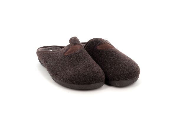 Ανδρική Παντόφλα Adam's Xρώματος Καφέ 624-26650-19.2