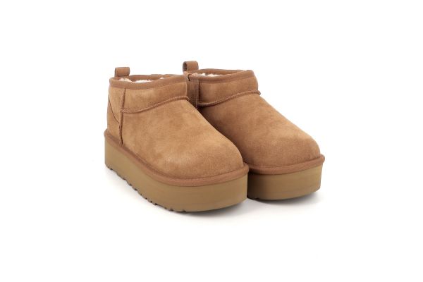Παιδικό Μποτάκι για Κορίτσι UGG Classic Ultra Mini Platform Χρώματος Καφέ 1157791K.CHE