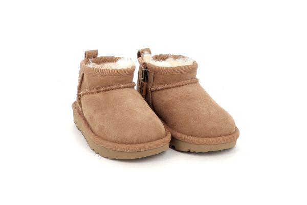 Παιδικό Μποτάκι για Κορίτσι UGG Classic Ultra Mini Χρώματος Καφέ 1130750T-CHE