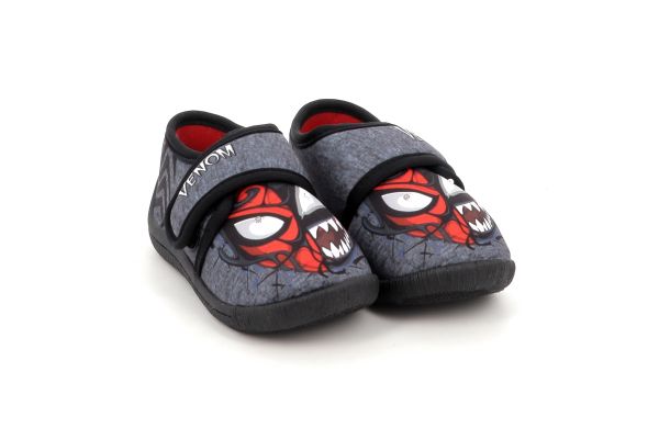 Παιδικό Παντοφλάκι για Αγόρι Marvel Spiderman με Φωτάκια Χρώματος Γκρι  SP015345