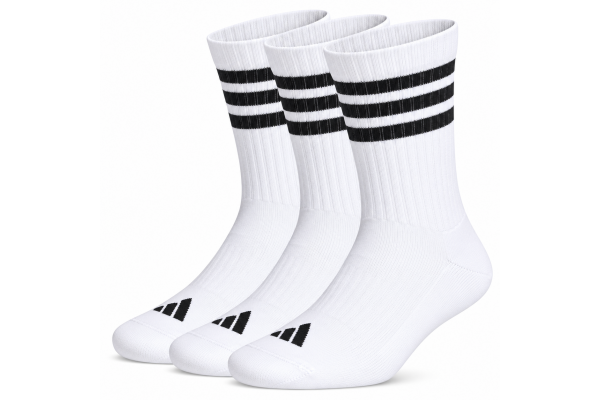 Παιδικές Κάλτσες για Αγόρι Adidas Kids Cushioned Crew Socks Χρώματος Λευκό JZ0532
