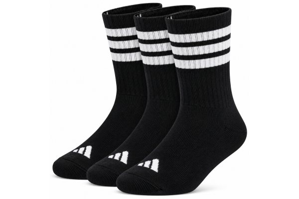 Παιδικές Κάλτσες για Αγόρι Adidas Kids Cushioned Crew Socks Χρώματος Μαύρο KD1719
