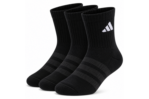 Παιδικές Κάλτσες για Αγόρι Adidas Kids Cushioned Ankle Socks Χρώματος Μαύρο KD1722