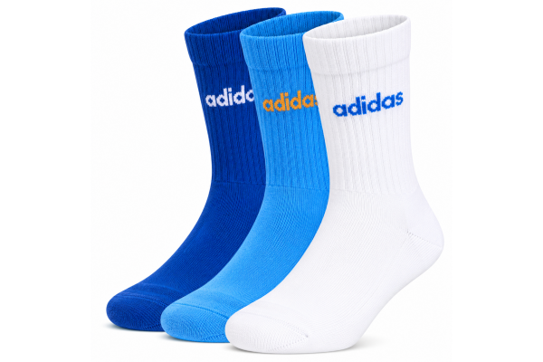 Παιδικές Κάλτσες για Αγόρι Adidas LIN Kids Crew Socks Χρώματος Πολύχρωμο KE7087