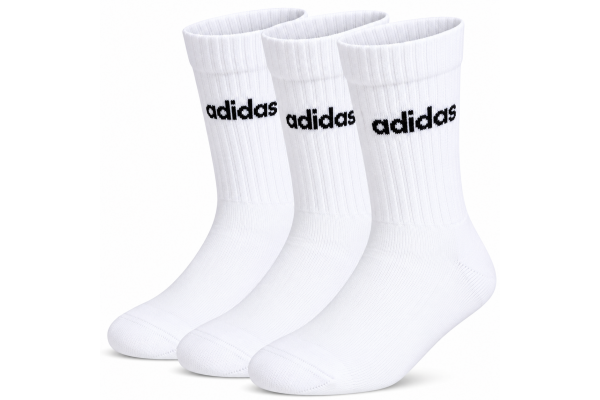 Παιδικές Κάλτσες για Αγόρι Adidas Kids Cushioned Crew Socks Χρώματος Λευκό KE7088