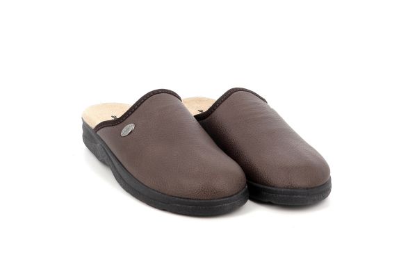 Ανδρική Παντόφλα Adam's Xρώματος Καφέ 1-381-26504-19.2