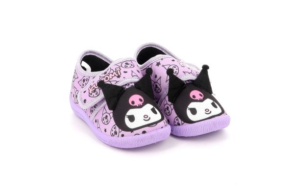 Παιδικό Παντοφλάκι για Κορίτσι Disney Hello Kitty Kuromi Χρώματος Μωβ HK009463
