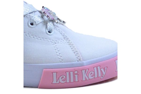 Παιδικό Μποτάκι για Κορίτσι Lelli Kelly Unicorn Wings Πάνινο Λευκό LK1330..