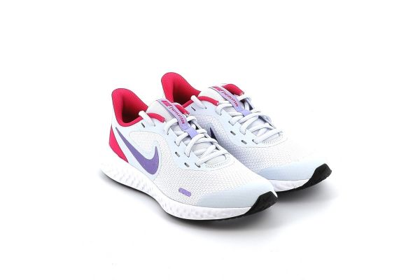 Παιδικό Αθλητικό για Κορίτσι Nike Revolution 5 Υφασμάτινο Χρώματος Γκρι BQ5671 018