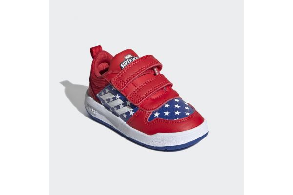 Παιδικό Αθλητικό για Αγόρι Adidas Captain American Tensaur Shoes Δερμάτινο Χρώματος Κόκκινο FY9193