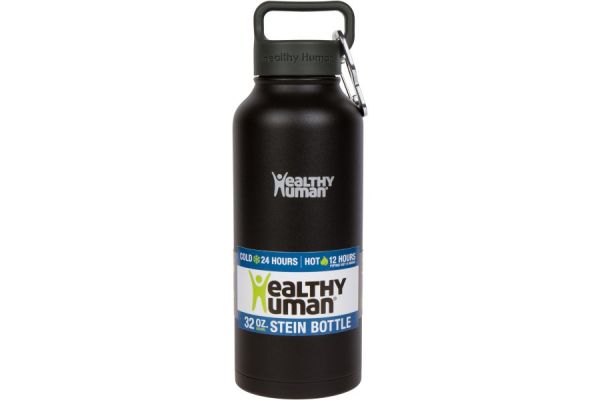 Παγούρι Θερμός Ανοξείδωτο Healthy Human Stein Bottle 32oz/946ml Χρώματος Μαύρο HH0027