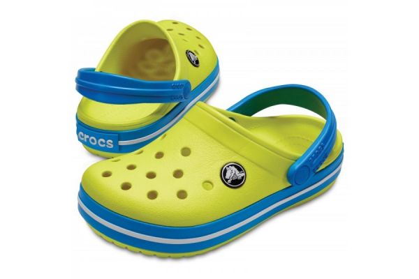 Crocs Σαμπο Unisex Crocband Clog Kids  204537 - ΚΙΤΡΙΝΟ-ΜΠΛΕ