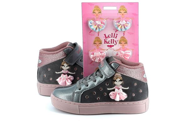 Παιδικό Μποτάκι για Κορίτσι Lelli Kelly Mille Stelle Χρώματος Γκρι LK4836ER01