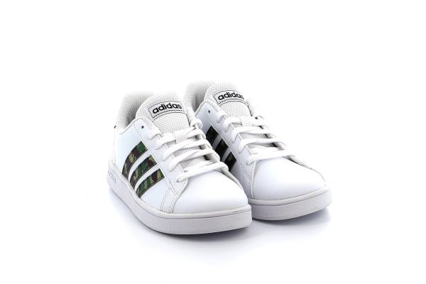 Παιδικό Αθλητικό για Αγόρι Adidas Grand Court Camouflage Shoes Χρώματος Λευκό GZ1084