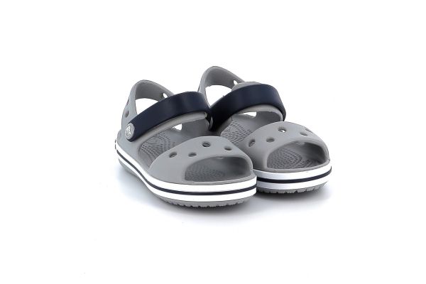 Παιδικό Πέδιλο Crocs Crocband Sandal Kids Ανατομικό  Χρώματος Γκρι 12856-01U