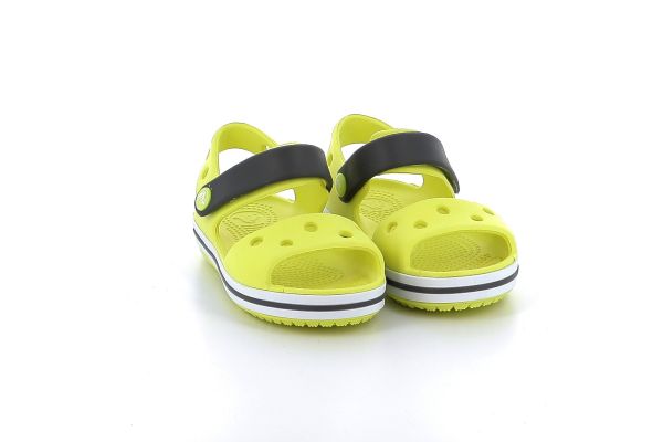 Παιδικό Πέδιλο Crocs Crocband Sandal Kids Ανατομικό Χρώματος Κίτρινο 12856-725