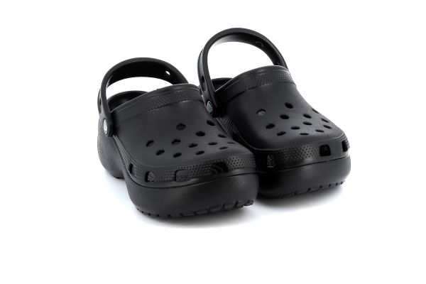 Γυναικείο Σαμπό Ανατομικό Crocs Classic Platform Clog W Χρώματος Μαύρο 206750-001