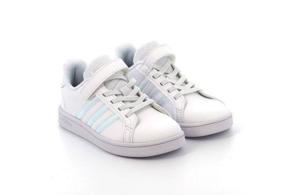 Παιδικό Αθλητικό Παπούτσι για Κορίτσι Adidas Grand Court Shoes Χρώματος Λευκό FW1275