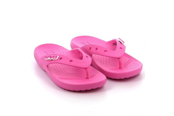 Γυναικεία Σαγιονάρα Crocs Classic Crocs Flip Ανατομική Χρώματος Ροζ 207713-6SW