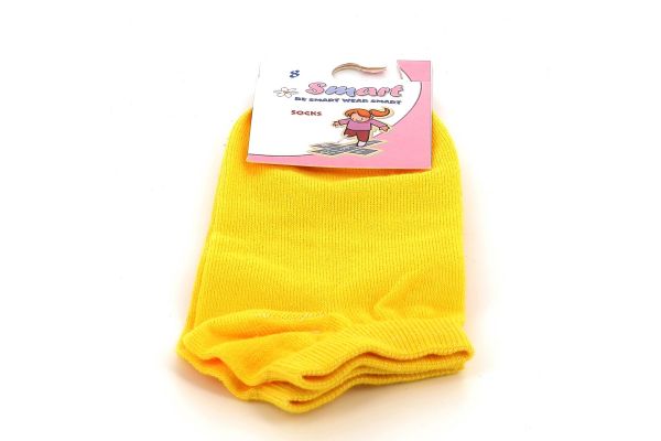 Παιδικό Καλτσάκι Smart Χρώματος Κίτρινο 0024-ΚΙΤΡΙΝΟ