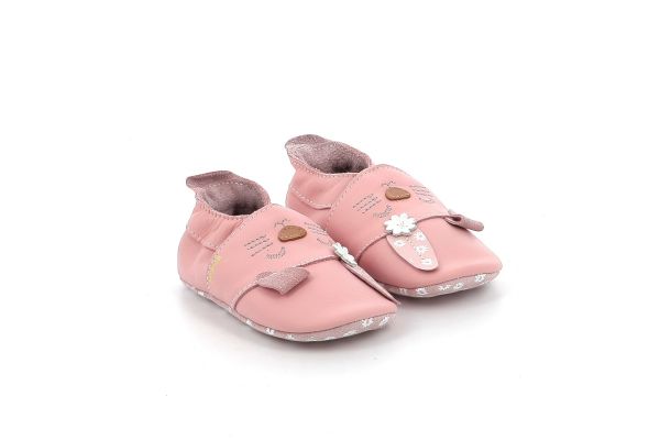 Παπούτσι Αγκαλιάς για Κορίτσι Bobux Softsole Χρώματος Ροζ 1020-140-65
