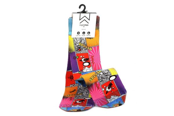 Γυναικείες Κάλτσες Wigglesteps Πολύχρωμες COMICKS SPLASH