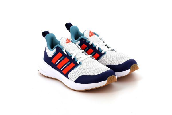 Children's Sports Shoe for Boy Adidas Fortarun 2.0 Cloudfoam Sport Running Lace Shoes Color White HP5441