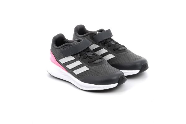 Παιδικό Αθλητικό Παπούτσι για Κορίτσι Adidas Runfalcon 3.0 Sport Running Elastic Lace Top Strap Shoes Χρώματος Γκρι HP5873