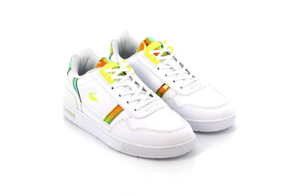 Παιδικό Χαμηλό Casual Lacoste T-clip Χρώματος Λευκό 7-45SUJ0016V05
