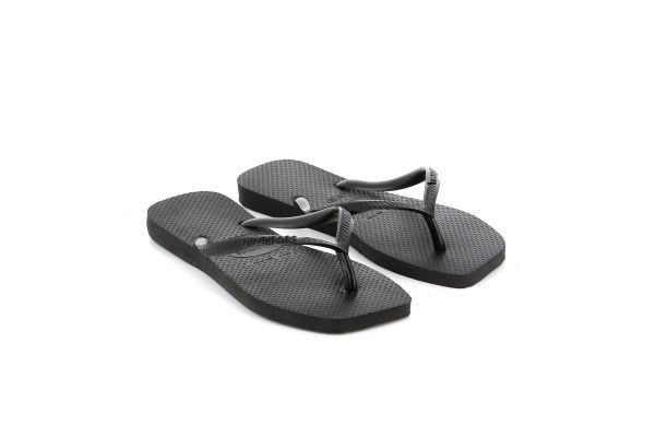 Γυναικεία Σαγιονάρα Havaianas Square Χρώματος Μαύρο 4148301-0090