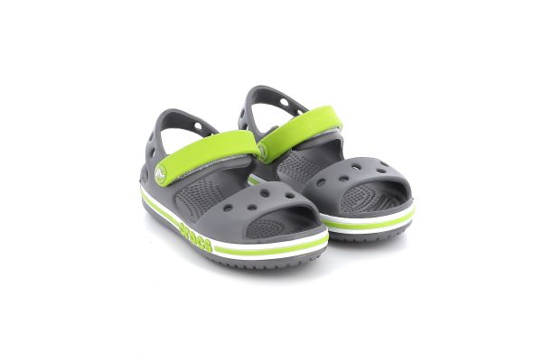Παιδικό Πέδιλο για Αγόρι Crocs Bayaband Sandal K  Χρώματος Γκρι 205400-025