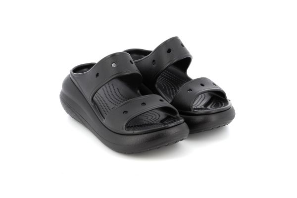 Γυναικείο Mule Crocs Classic Crush Sandal Ανατομικό Χρώματος Μαύρο 207670-001