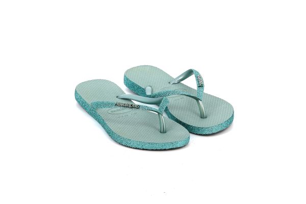 Women's Sayonara Havaianas Slim Sparkle Ii Color Green 4146937-1809
