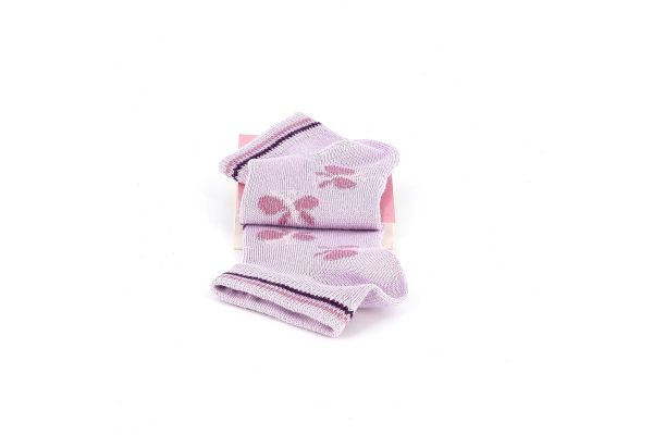 Children's Sock for Girl Smart Color Purple G929-MVB
