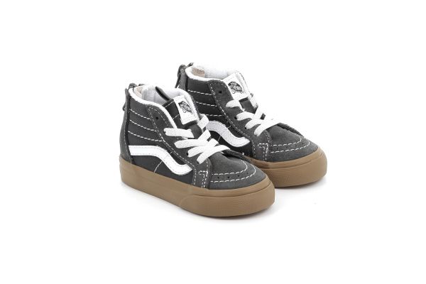 Children's Casual Spot for Boy Vans Sk8-hi Zip Color Grey VN0A4 BV150U1