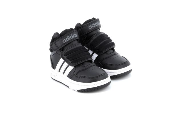 Παιδικό Αθλητικό Μποτάκι για Αγόρι Adidas Hoops Mid 3.0 Aci Χρώματος Μαύρο GW0408