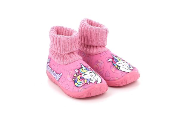 Παιδικό Παντοφλάκι για Κορίτσι Adam's Unicorn  Χρώματος Ροζ 755-23510-39.1