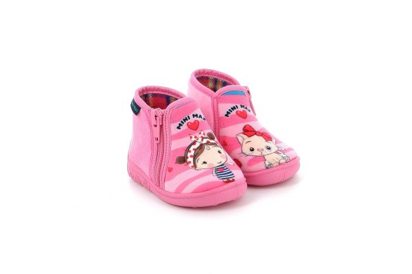 Παιδικό Παντοφλάκι για Κορίτσι Mini Max Ανατομικό Χρώματος Ροζ G-MARILIA 3