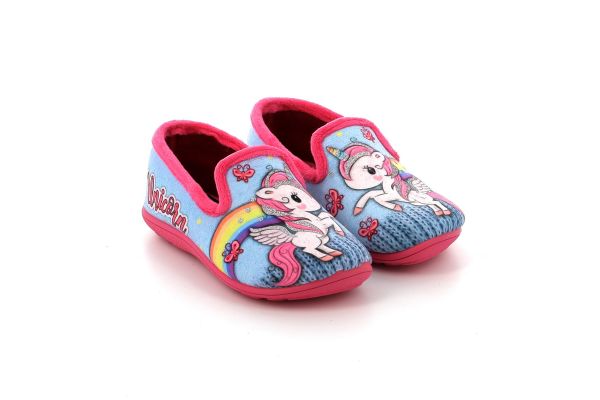 Child Pant for Girl Parex Unicorn Color Blue Siel 10128227. C