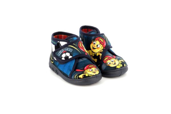 Παιδικό Παντοφλάκι για Αγόρι Mini Max Ανατομικό Χρώματος Μπλε V-FIDO 3