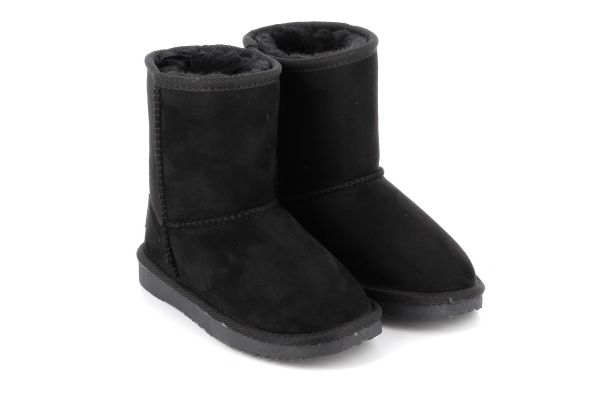 Children's Boot for Girl B&W Color Black BJSH542020