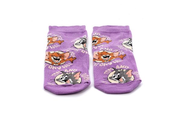 Παιδικές Κάλτσες για Κορίτσι Disney Tom & Jerry Χρώματος Μωβ TJ20514-TOM AND JERRY